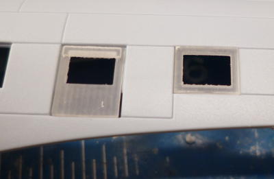 mounted window frames