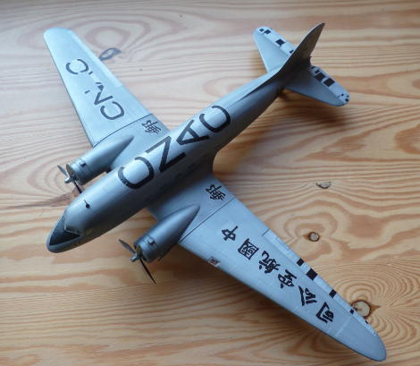 Picture of the finished model