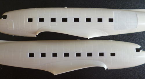 fuselage halves