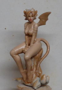 skin painted