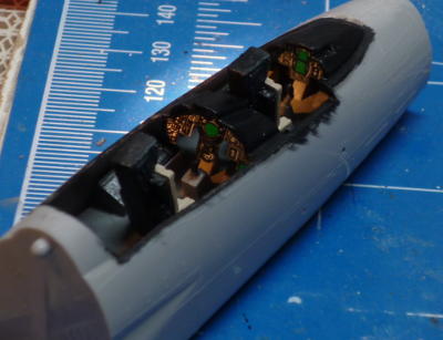 picture of the companion build's cockpit