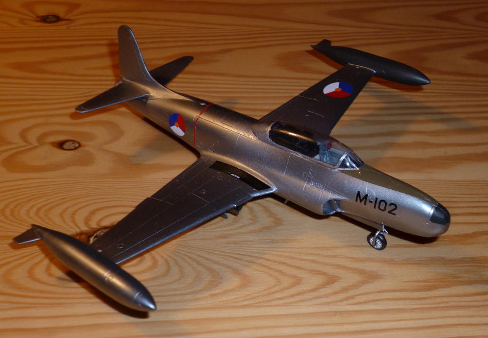 picture of the completed model