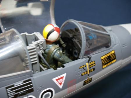 Die-cast Starfighter also belonging to Jaap Delis