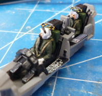 cockpit with crew