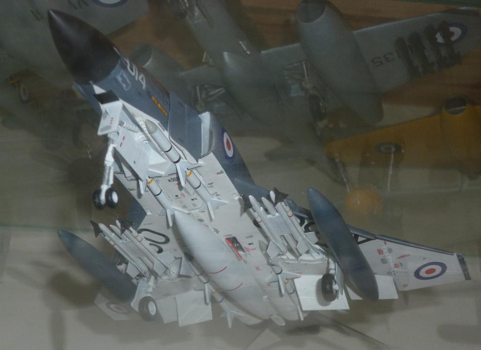 Front view of finished model