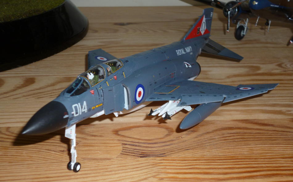 Side view of finished model