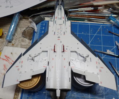 stencilling on lower surfaces