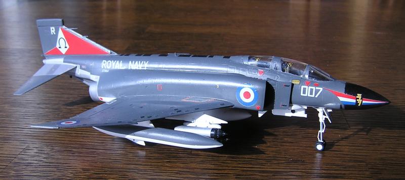 Side view of finished model