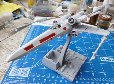Picture of the finished bare model