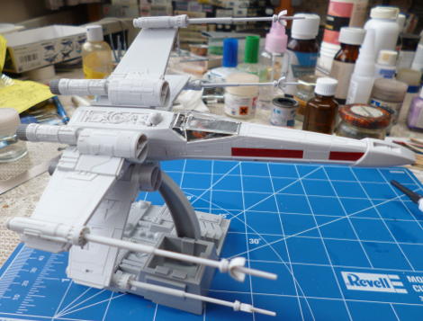 Picture of the finished bare model