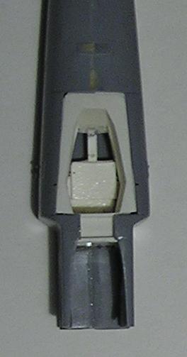 Picture of fitted cockpit tub